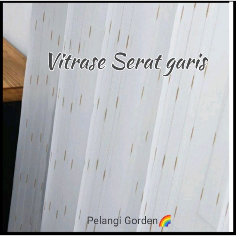 Vitrase gorden serat gold silver Vitrase blackout import tebal premium