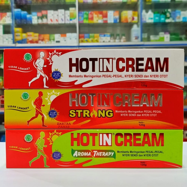 Hot In Cream  𝟏𝟐𝟎𝐠𝐫 - 𝐊𝐞𝐦𝐚𝐬𝐚𝐧 𝐓𝐮𝐛𝐞/𝐎𝐝𝐨𝐥 Membantu Meringankan Pegal-pegal