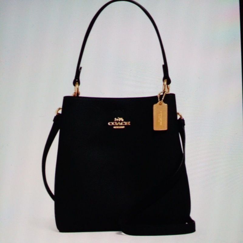 tas coach small town bucket bag black