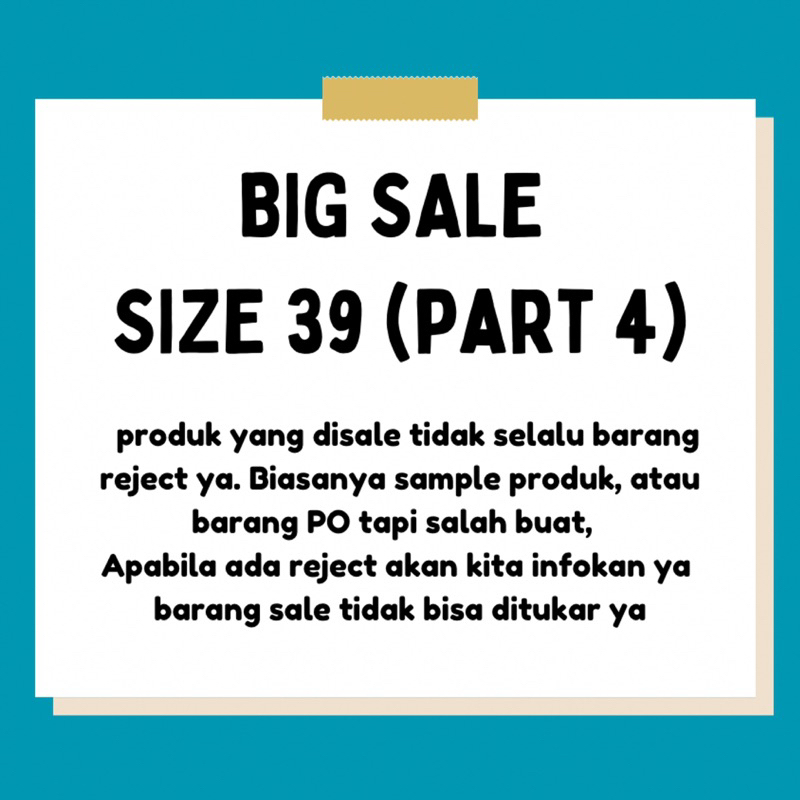 SALE SIZE 39 (PART 4) - Thethingscorner / Sepatu wanita