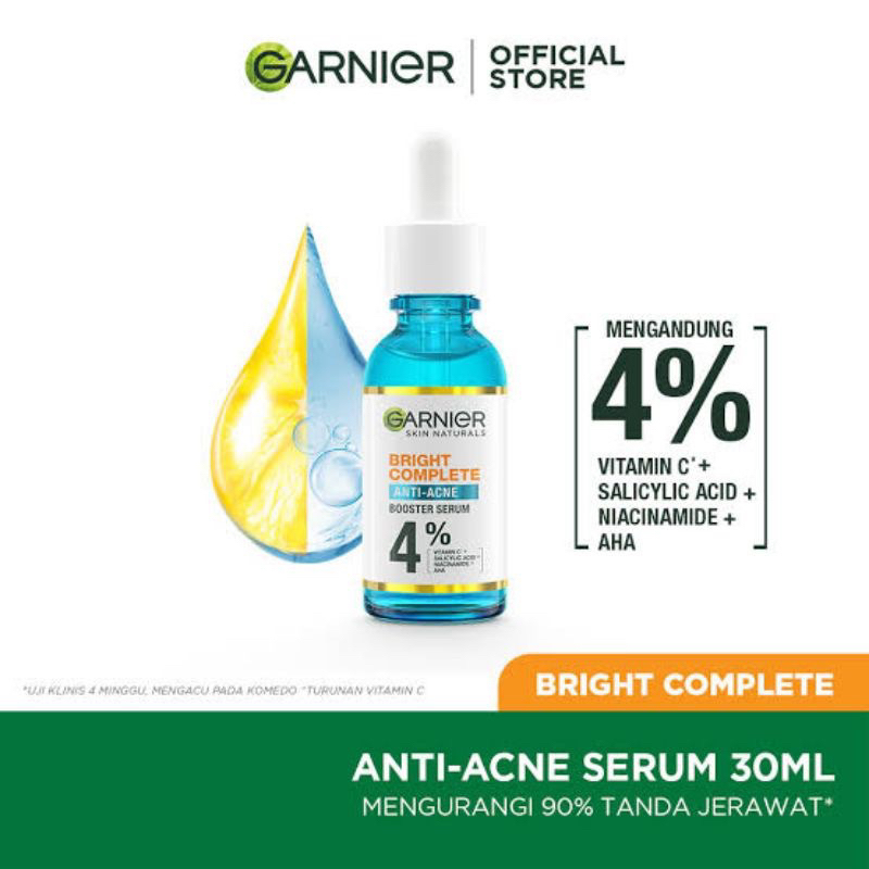GARNIER ANTI ACNE SERUM 30ml REJECT ANTI ACNE