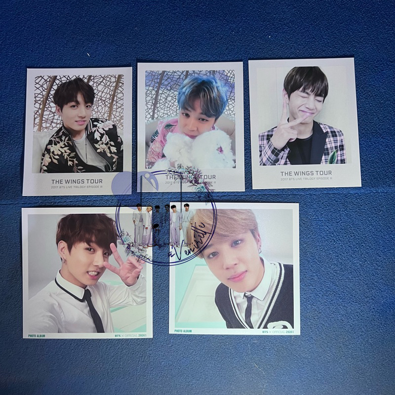 OFFICIAL RARE THE WINGS TOUR 2017 BTS LIVE TRILOGY EPISODE III PHOTO TICKET BINDER POLAROID BINDER A