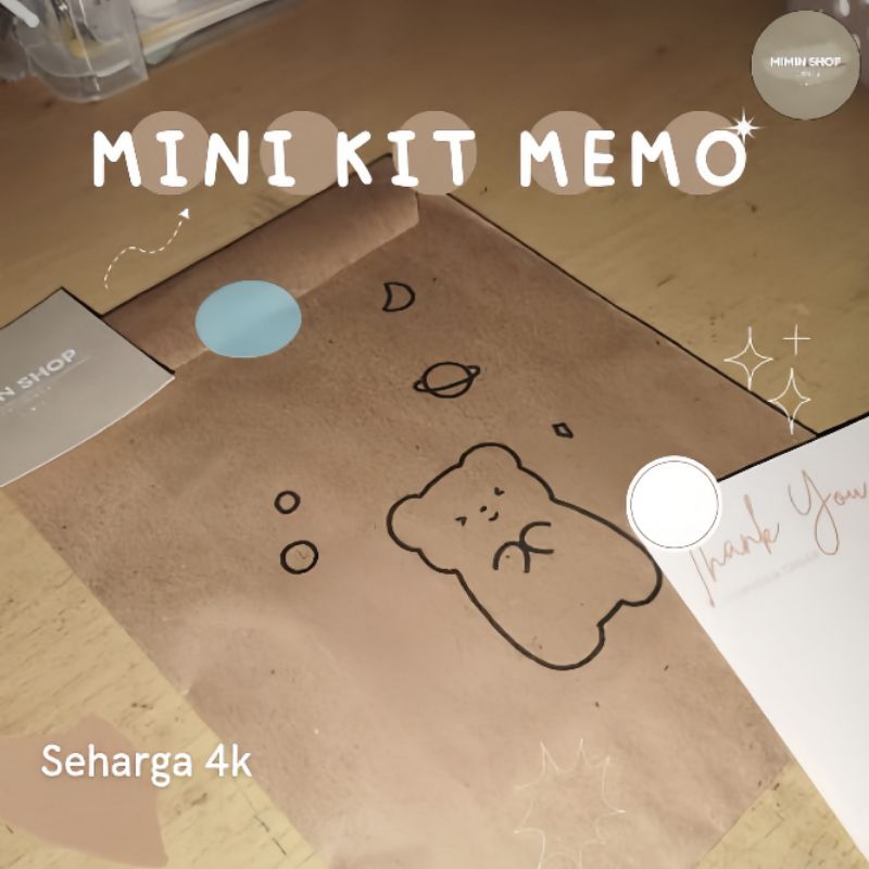 

Mini kit memo 11 pcs for journal and decorating books part 1✨