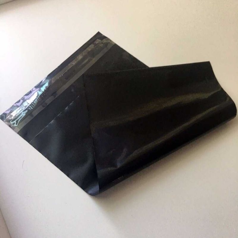 TaffPACK Kantong Plastik Packing Polybag Doff 60 Micron 100 PCS - G17 Hitam 28 x 42cm