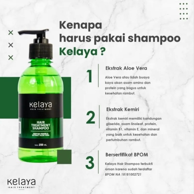 (READY) KELAYA SHAMPOO HAIR TREATMENT