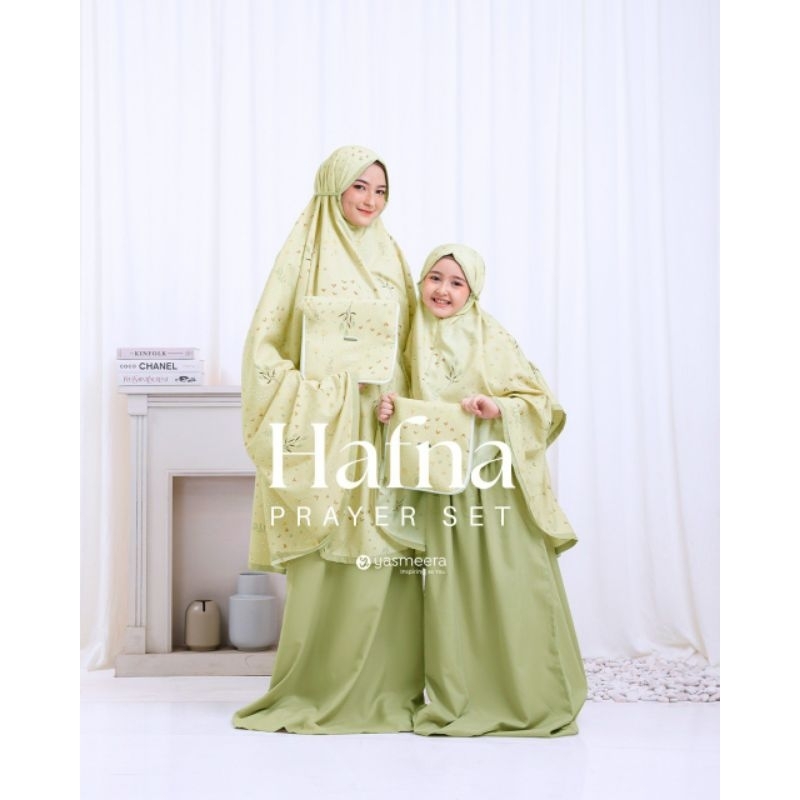 Mukena Yasmeera - Hafna Prayer Set Mukena Couple Anak Remaja Dewasa