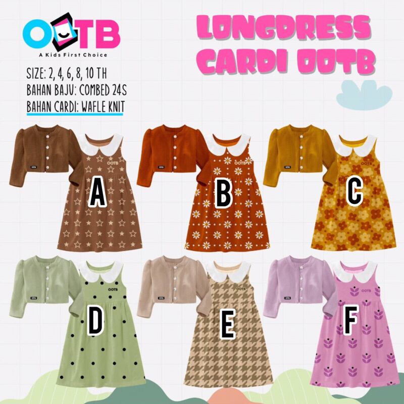 Longdress Cardi Korean Style OOTB