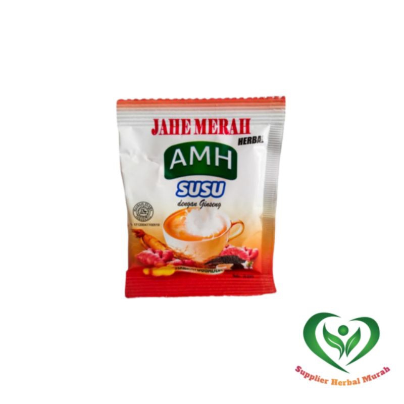 

Jahe Merah AMH Susu Jahe Dengan Gingseng [Per SACHET] Harga Grosir