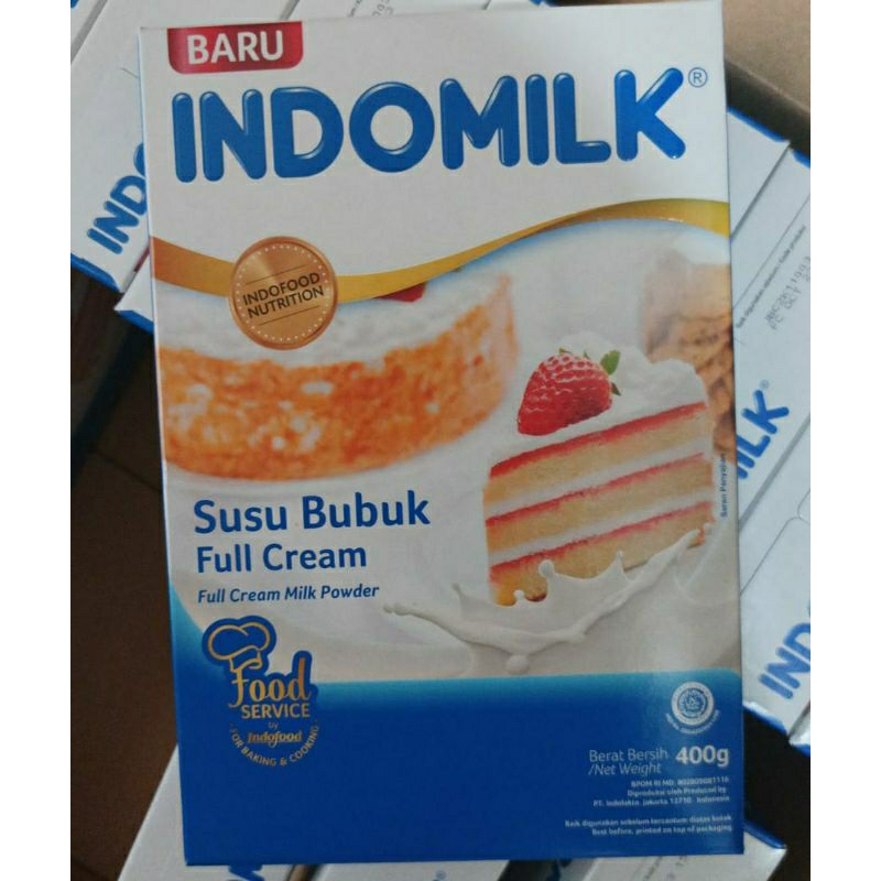 Indomilk Susu Bubuk Full Cream 400gr Food Service Grosir