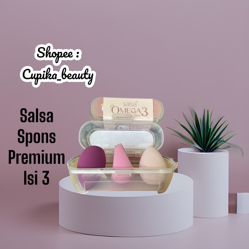 [ub] salsa omega  beauty blend -- spong make up salsa termurah