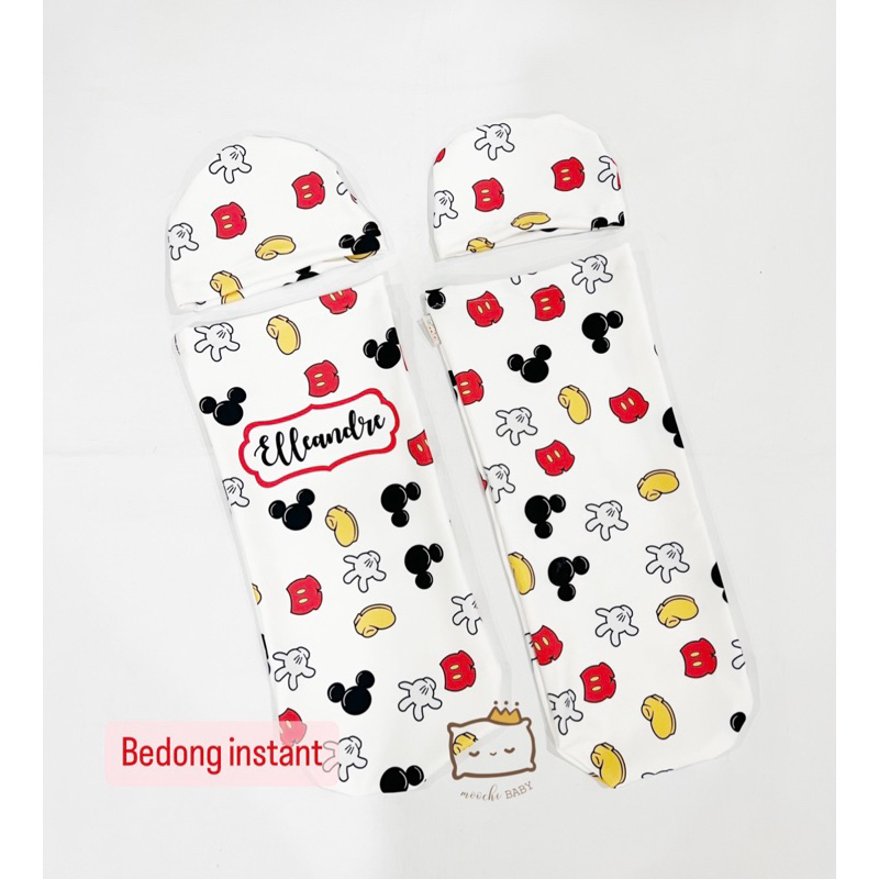 moochi baby Bedong instant swaddle Bayi newborn baby
