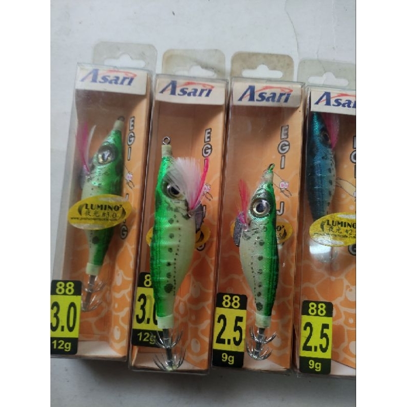 Umpan cumi asari Egi jig 2.5 & 3.0