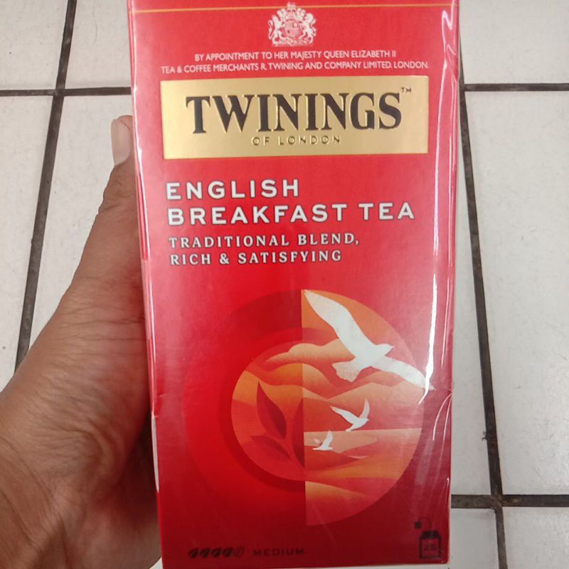 

Twinings English breakfast tea 25s