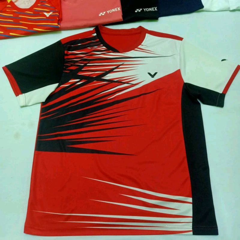 kaos jersey badminton victor original bekas