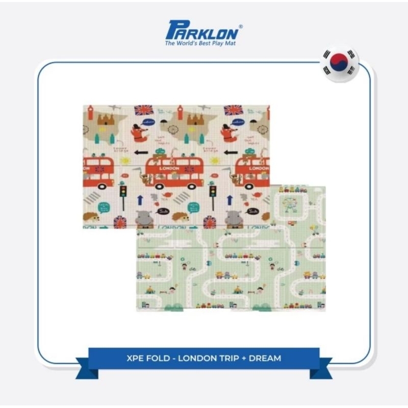 Parklon XPE Fold Playmat 150 cm x 200 cm x 1 cm - Playmat Lipat Bayi