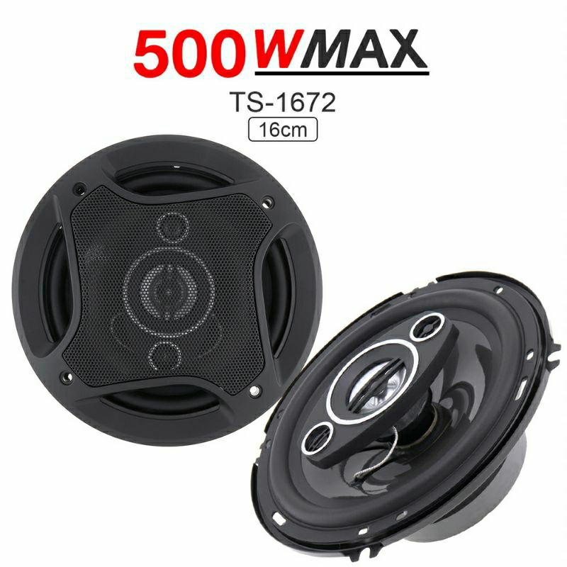 Speaker Subwoofer Mobil 6 inch 500 W 2 pcs