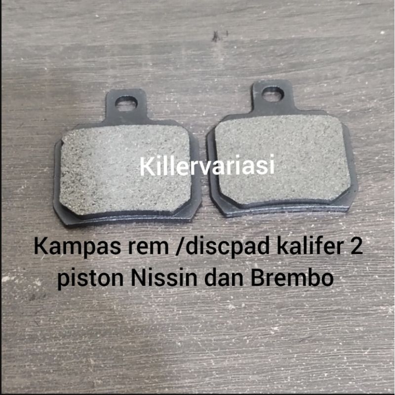 kampas rem 2 piston discpad 2 piston nsin dan brmbo