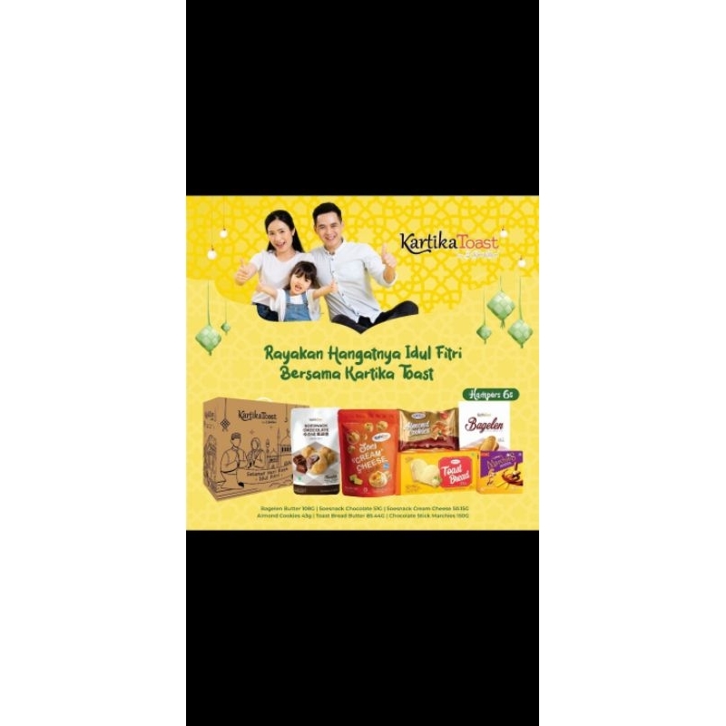 

hampers isi 6's kartika toast kartika sari kue lebaran best seller