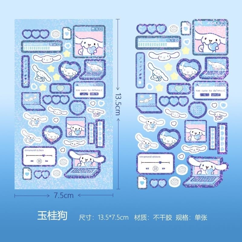 

Sticker Sanrio / Stiker Jurnal / Stiker Dekorasi