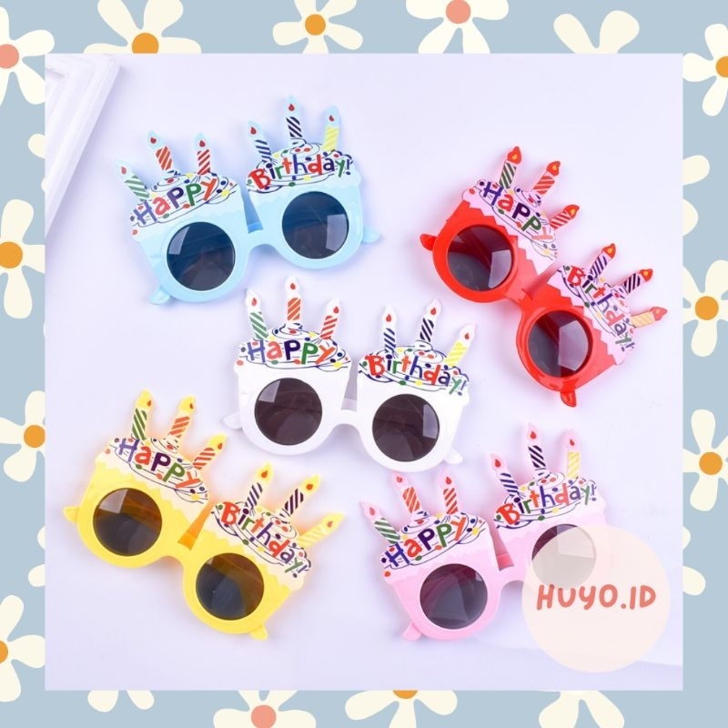 Kaca Mata Happy Birthday | Kaca mata Ulang Tahun | Kaca mata Pesta | Kacamata Ulang Tahun