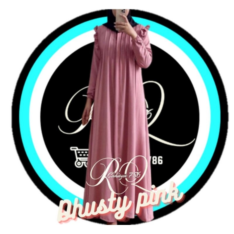 Gamis perempuan terbaru SRIFA DRESS BUSUI MAXI pesta elegan Lebaran acara pesta wanita kekinian