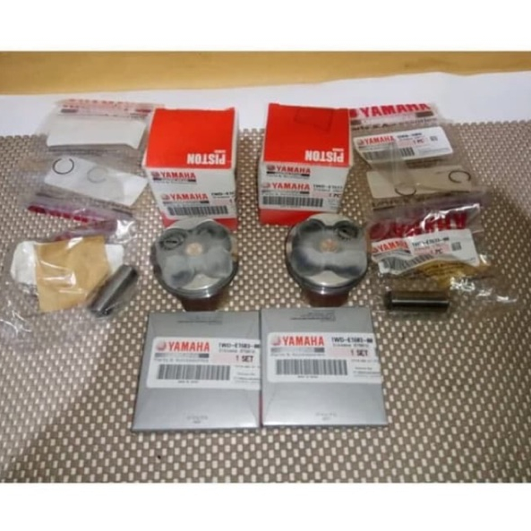 SEHER KIT PISTON KIT R25 R 25 MT25 ASLI ORI YAMAHA 1WD WE160 00