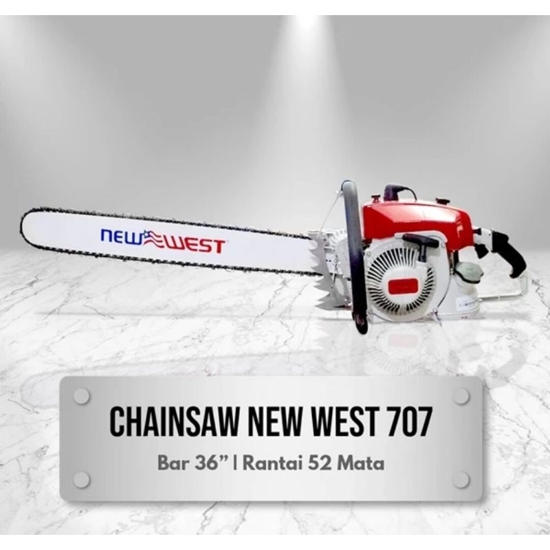 mesin chainsaw new west nw707
