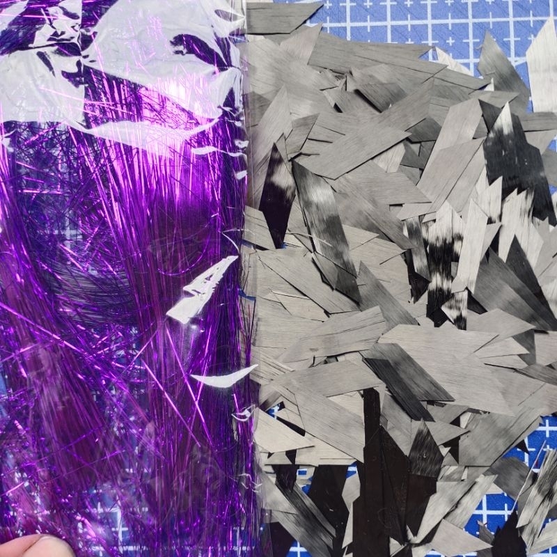 SERAT CARBON FORGED MIX WARNA SERAT METALIC | 12grm