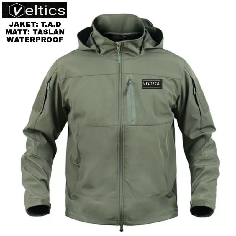 JAKET T.A.D WATERPROOF ANTI AIR/ JAKET MOTOR/JAKET KEKINIAN PRIA