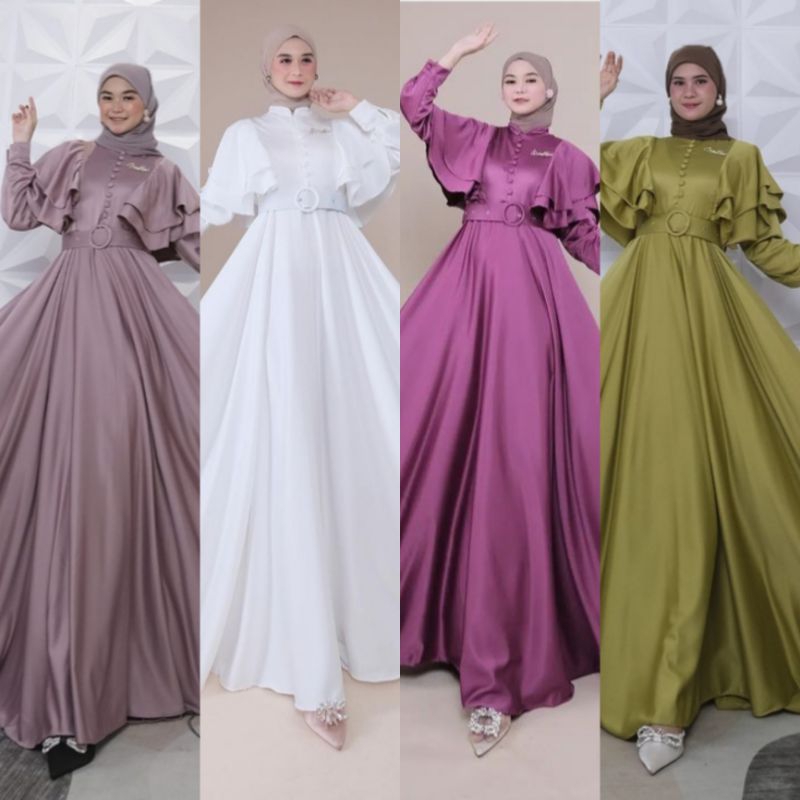 [RVA FASHION] READY STOCK  8595 IRENE DRESS BY MK.ORIGINAL MK.DRESS PESTA.