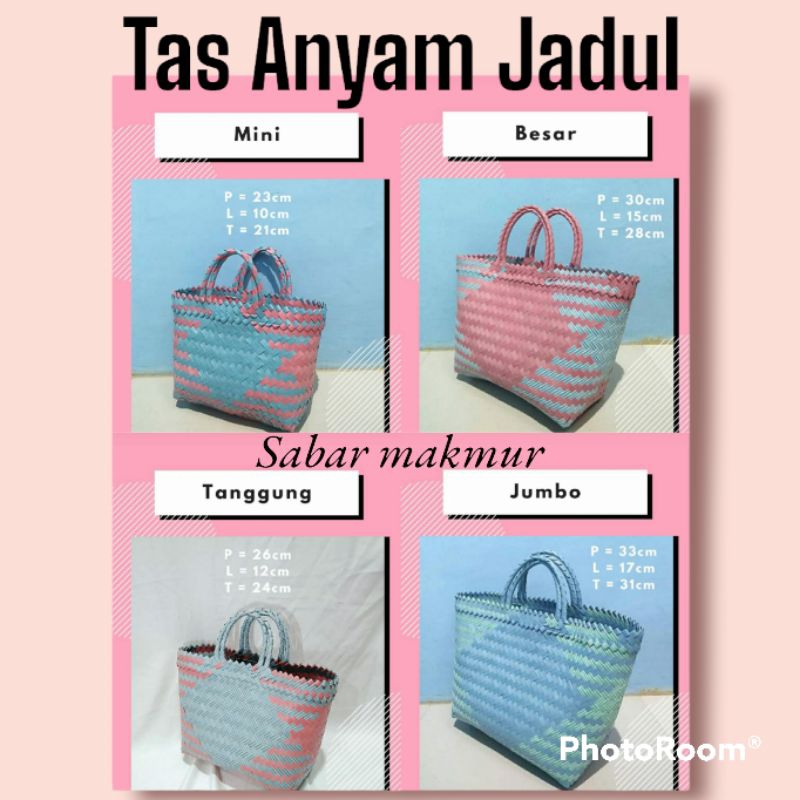 TAS ANYAMAN PLASTIK JADUL