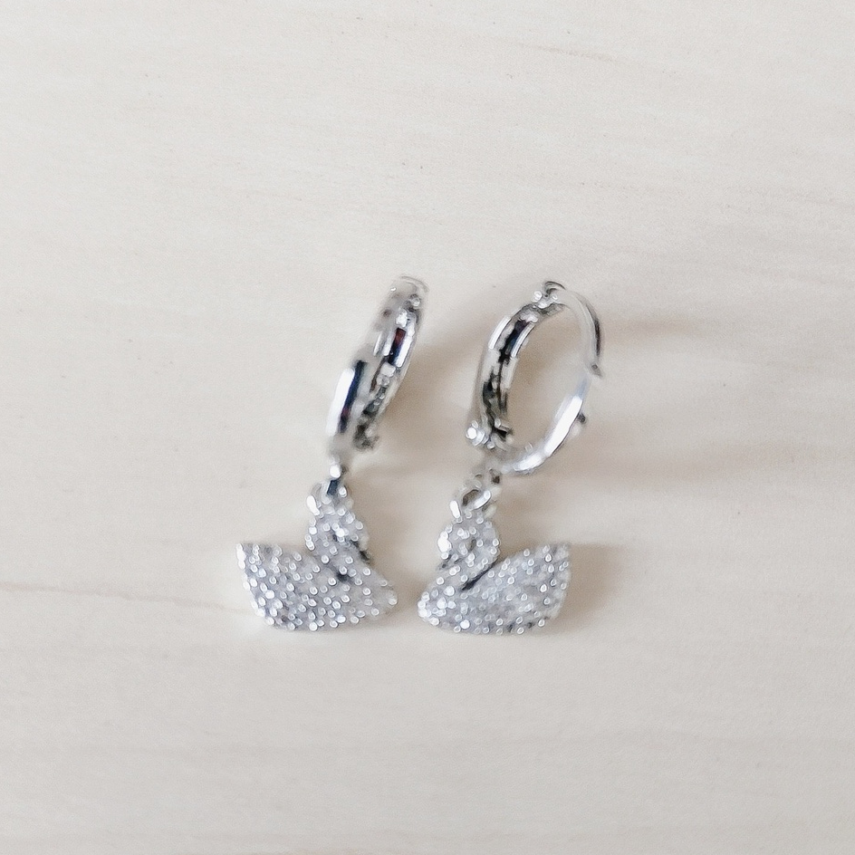 Anting Wanita Angsa Full Zirconia Silver