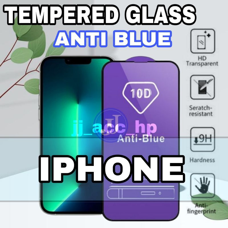 PELINDUNG LAYAR ANTI GORES TEMPERED GLASS BLUE RAY IPHONE 6 6+ 7 8 7+ 8+ X XS XR XS MAX 11 11 PRO 11 PRO MAX 12 12 PRO 12 MINI 12 PRO MAX 13 PRO 13 PRO MAX 14 MAX 14 14 PRO 13 MINI 14 PRO MAX