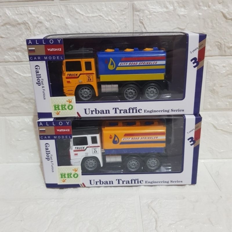 Mainan Diecast Mobil Truck Tangki - Diecast Mobil Truck Tangki