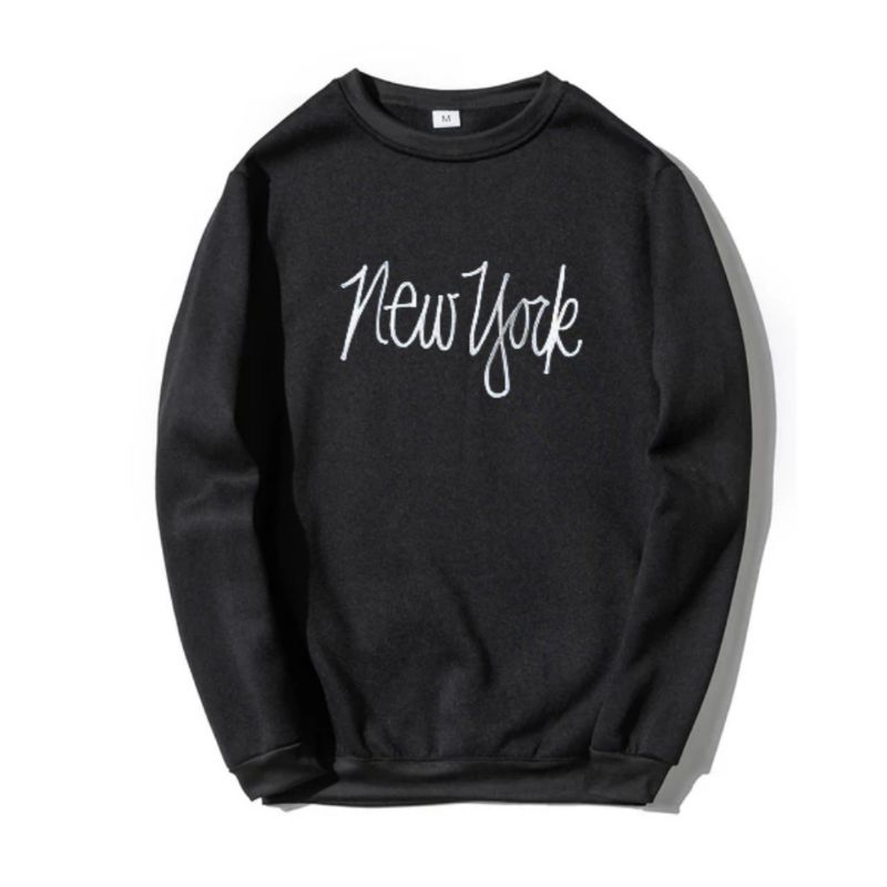 (versi) Sweater Park jihoon Trejo New York Tulisan Sambung