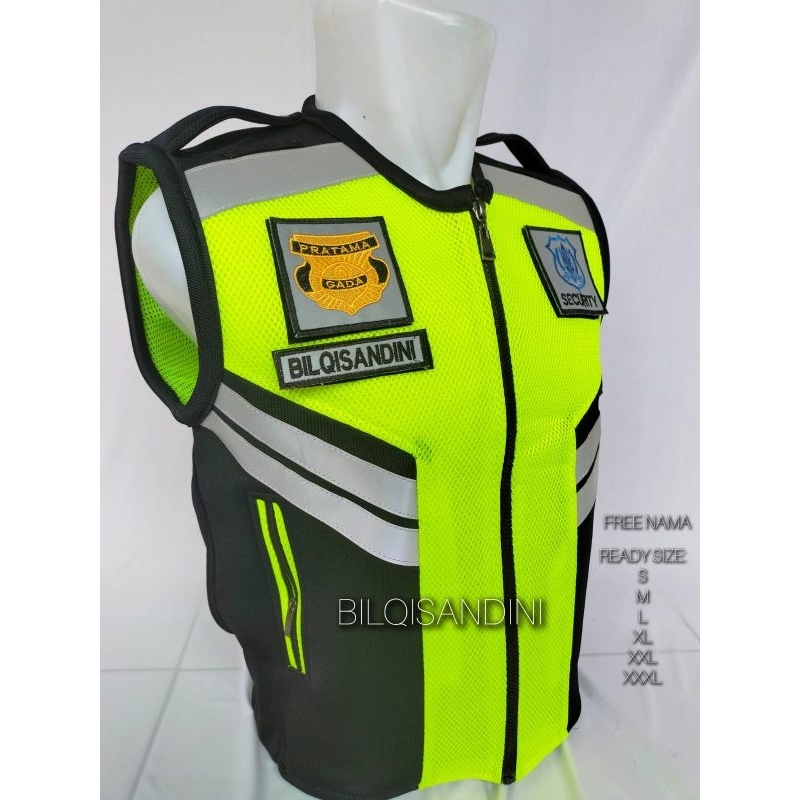 rompi security/rompi satpam/rompi security tebal