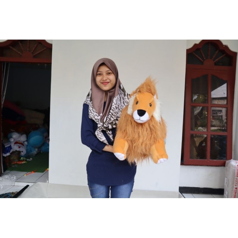 Boneka Singa jumbo 1 meter SNI