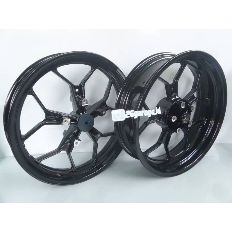 VELG ROSSI R15 V2 XABRE TAPAK LEBAR DOUBLE DISC