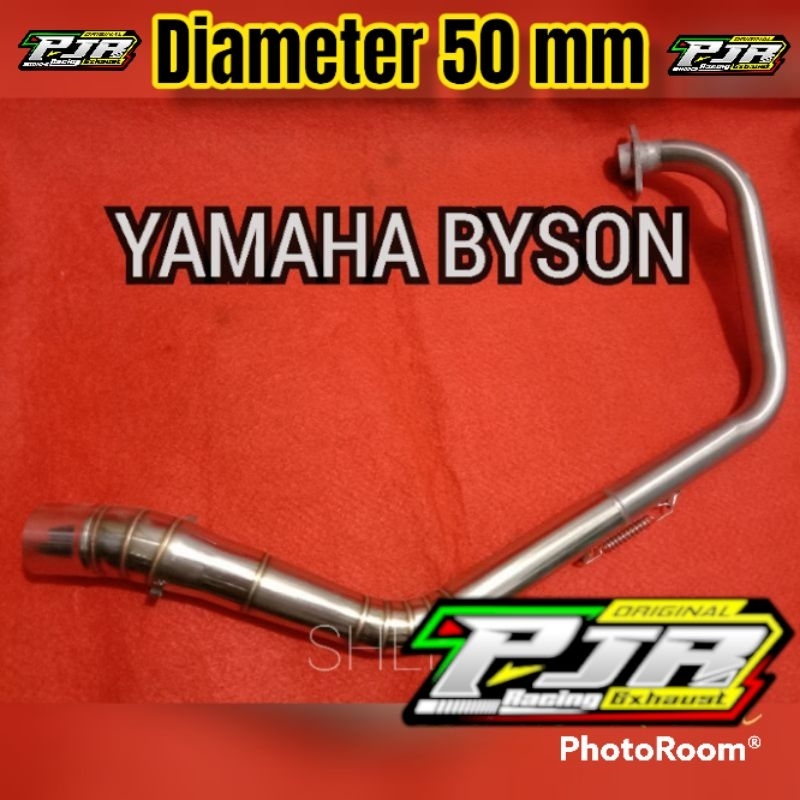 Leher knalpot Byson diameter 50mm pemasangan PNP