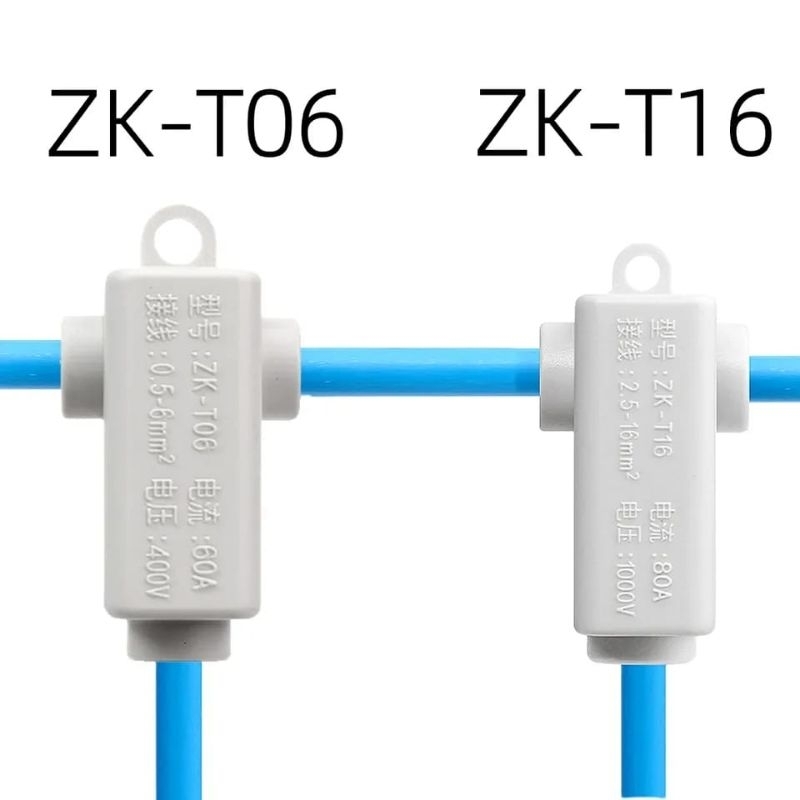 Terminal Block Blok T Konektor Kabel HIGH POWER CONNECTOR ZK-T06 Sambungan Kabel