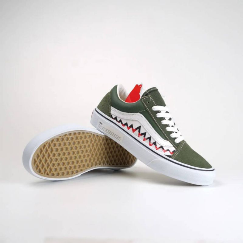 Vans OldSkool Sharktooth Olive