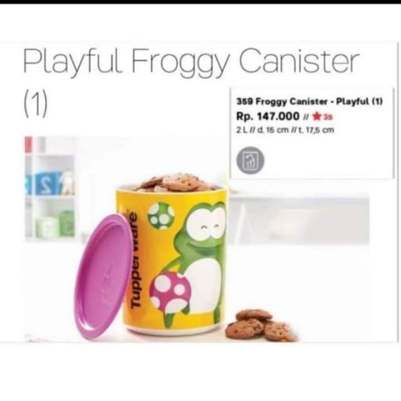FROGGY/POPPY CANISTER (1)