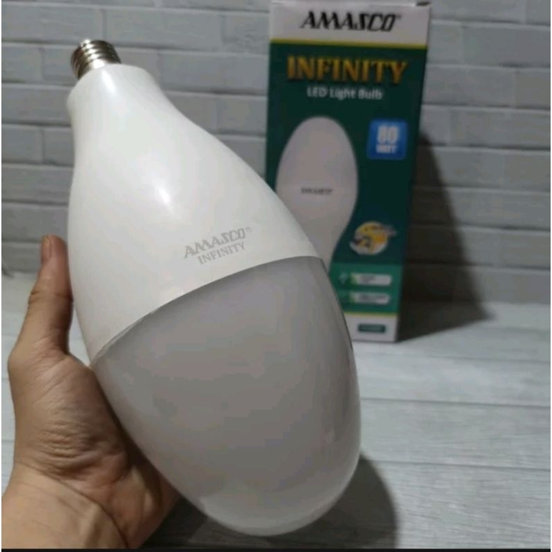 AMASCO LAMPU LED BULB 80W MERCURY BISA E27 SAMA E40 LAMPU JALAN INFINITY BERGARANSI 1 TAHUN BAGUS BERKUALITAS CAHAYA PUTIH 6500K KUNING WARM 3000K GARANSI 1 TAHUN COCOK UNTUK LAMPU JALAN KUALITAS TERJAMIN TERBAIK COCOK