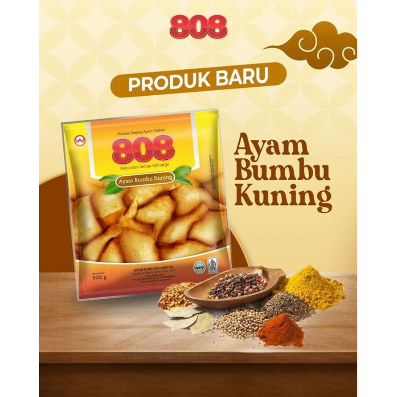 808 Ayam Bumbu Kuning 500Gr