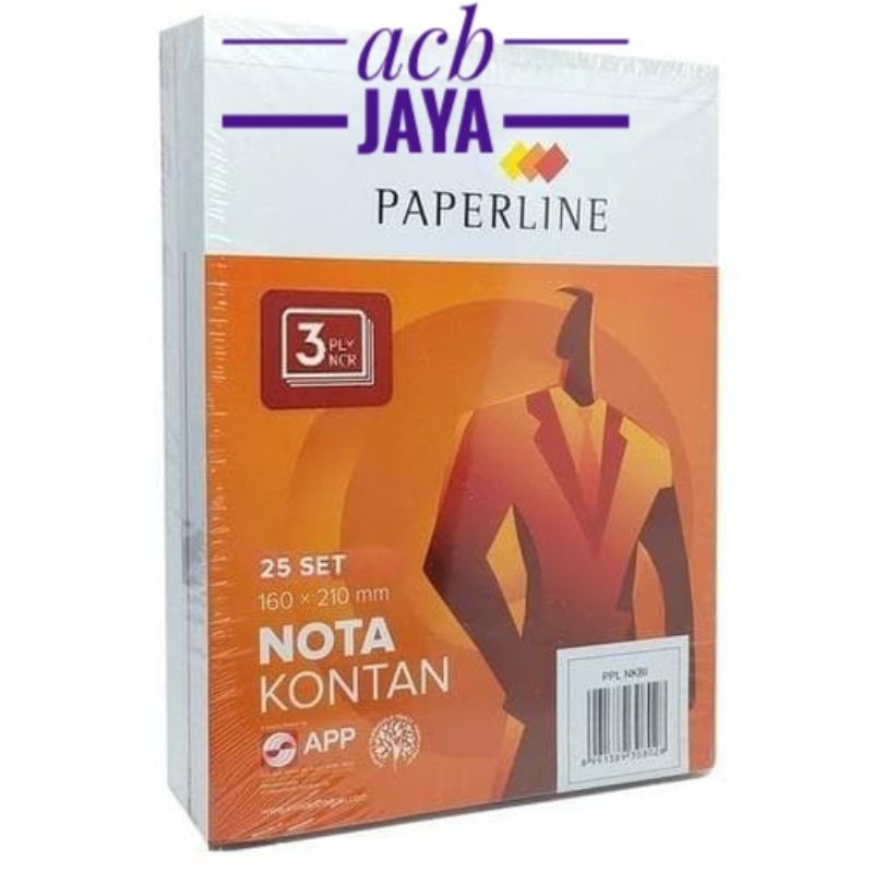 

Nota Kecil Paperline 3 Ply / 1 pak