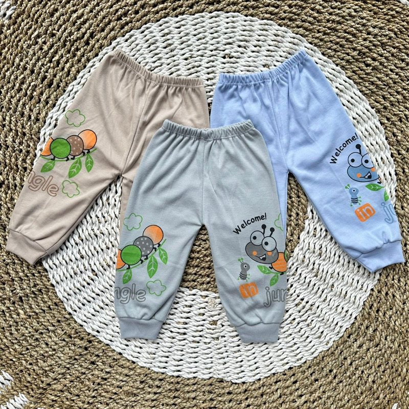 3 PCS Celana Panjang Celana Bayi Celana Bayi Panjang Baru Lahir Celana Bayi Newborn DNW BABY