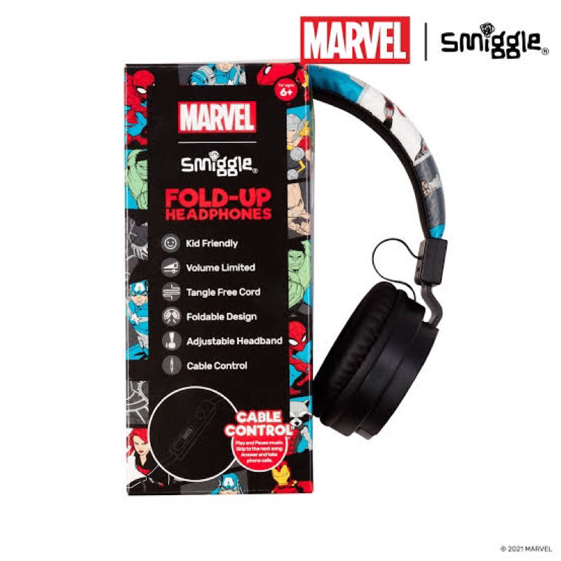 SMIGGLE FOLDABLE HEADPHONES MARVEL - SMIGGLE SALE