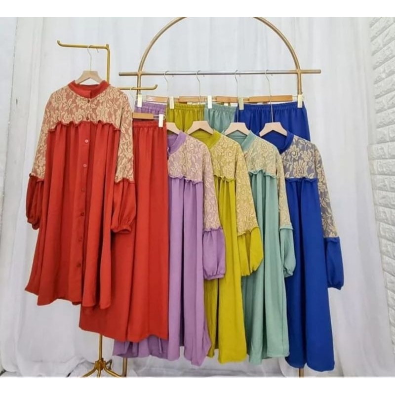 Setcel Crinkle Brukat Setcel Kulot Setcel Crinle Premium