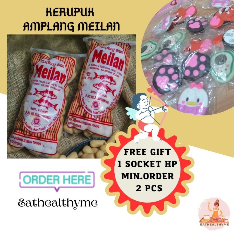 

Kerupuk Snack Cemilan Amplang Meilan Khas Kalimantan Paket 2 in 1