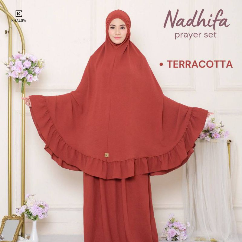 Khalifa Hijab - Nadhifa Prayer Set / Mukena Nadhifa / Mukena Premium
